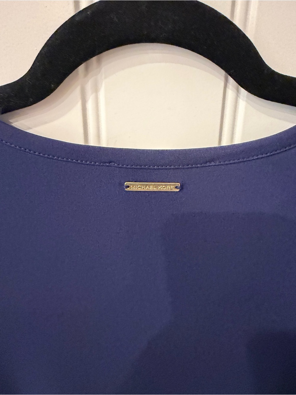 MICHAEL Michael Kors medium Navy Sleeveless Pleated-Hem Tank dress - Picture 4 of 7